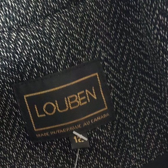 Louben Herringbone Double Breasted Blazer - Picture 9 of 13